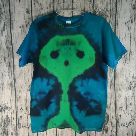 Handmade Other - Handmade Tie Dye Short Sleeve Tee Youth XL Alien